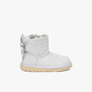 Ugg Mini Bailey Bow II Starry Lite Kids Classic Boots White (8641HCMTA)